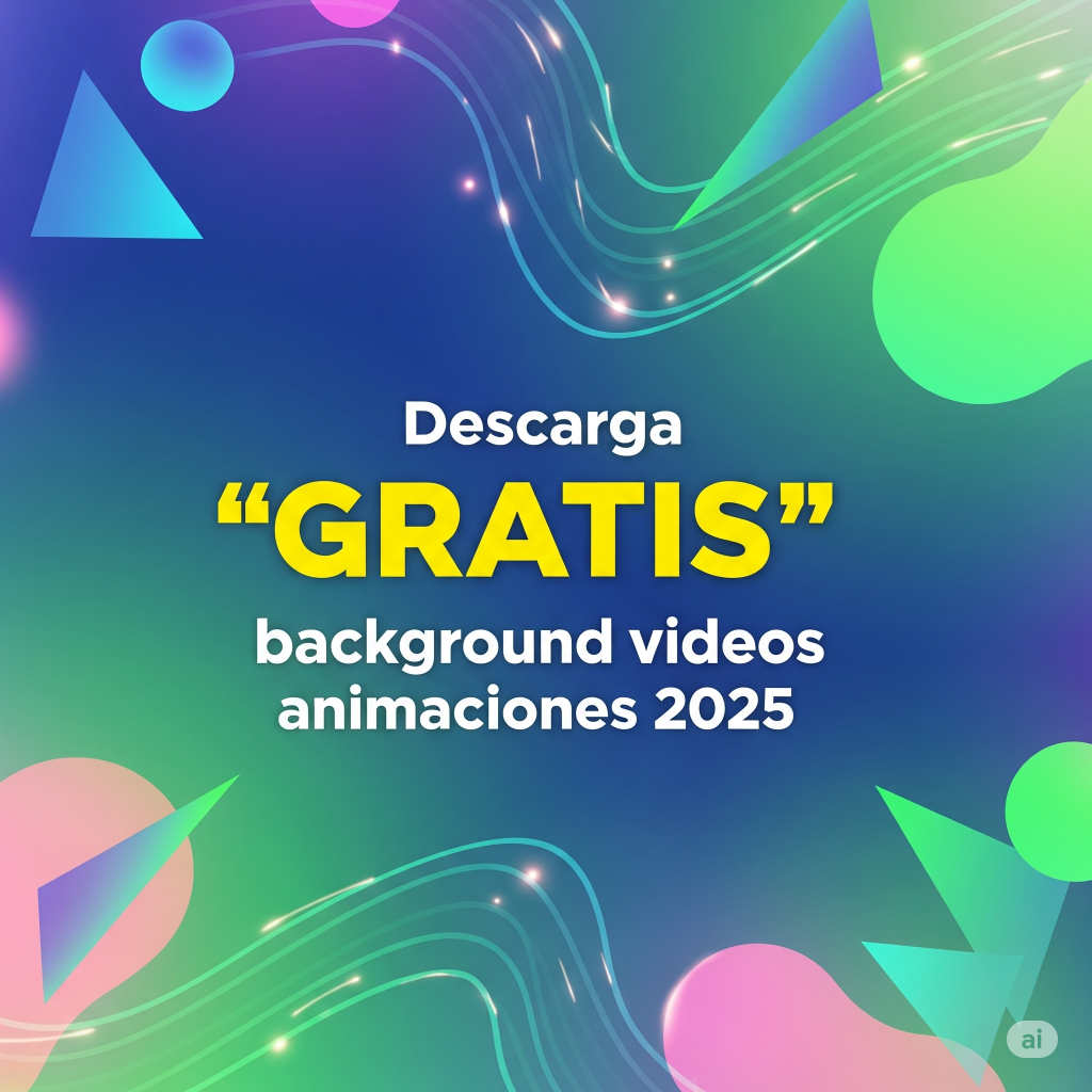 Fondos animados 2025 para tus diseños ¡Descarga gratuita!